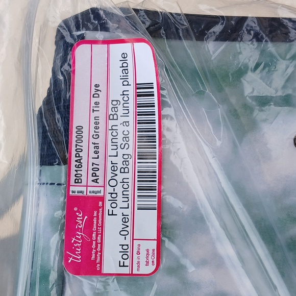 Thirty one fold over lunch bag - Picture 3 of 7